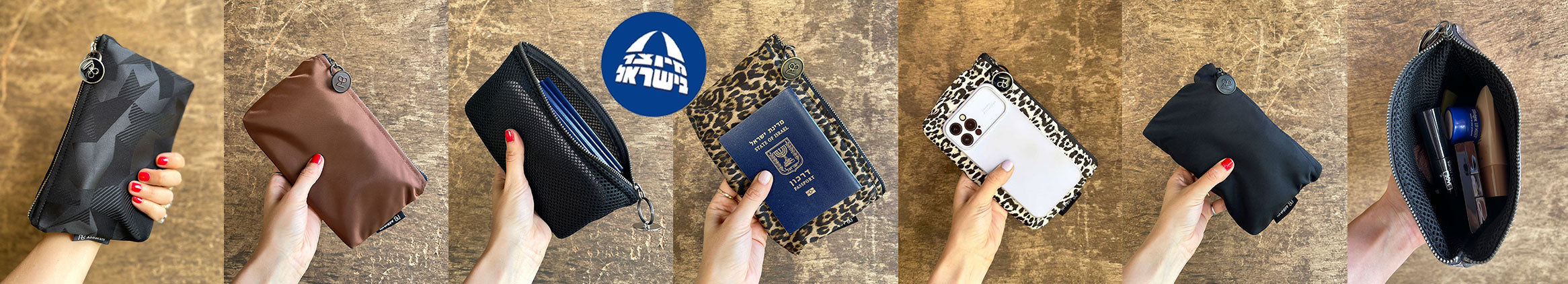 תיקי דרכונים לנשים – קולקציה מעוצבת בעבודת יד של עדי בקשי, פרקטיים ואלגנטיים לנסיעות, טיסות וחופשות