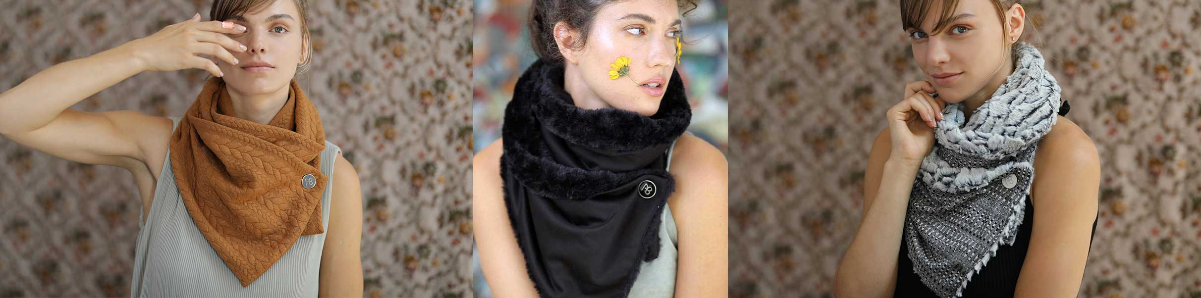 צעיפי חורף מעוצבים לנשים – צעיפים מחממים ואלגנטיים בעיצוב של עדי בקשי