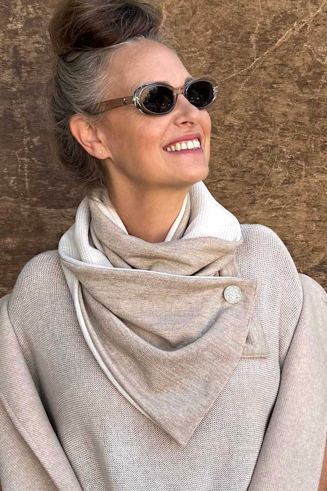 צעיף דו-צדדי שרה (מנצנץ)