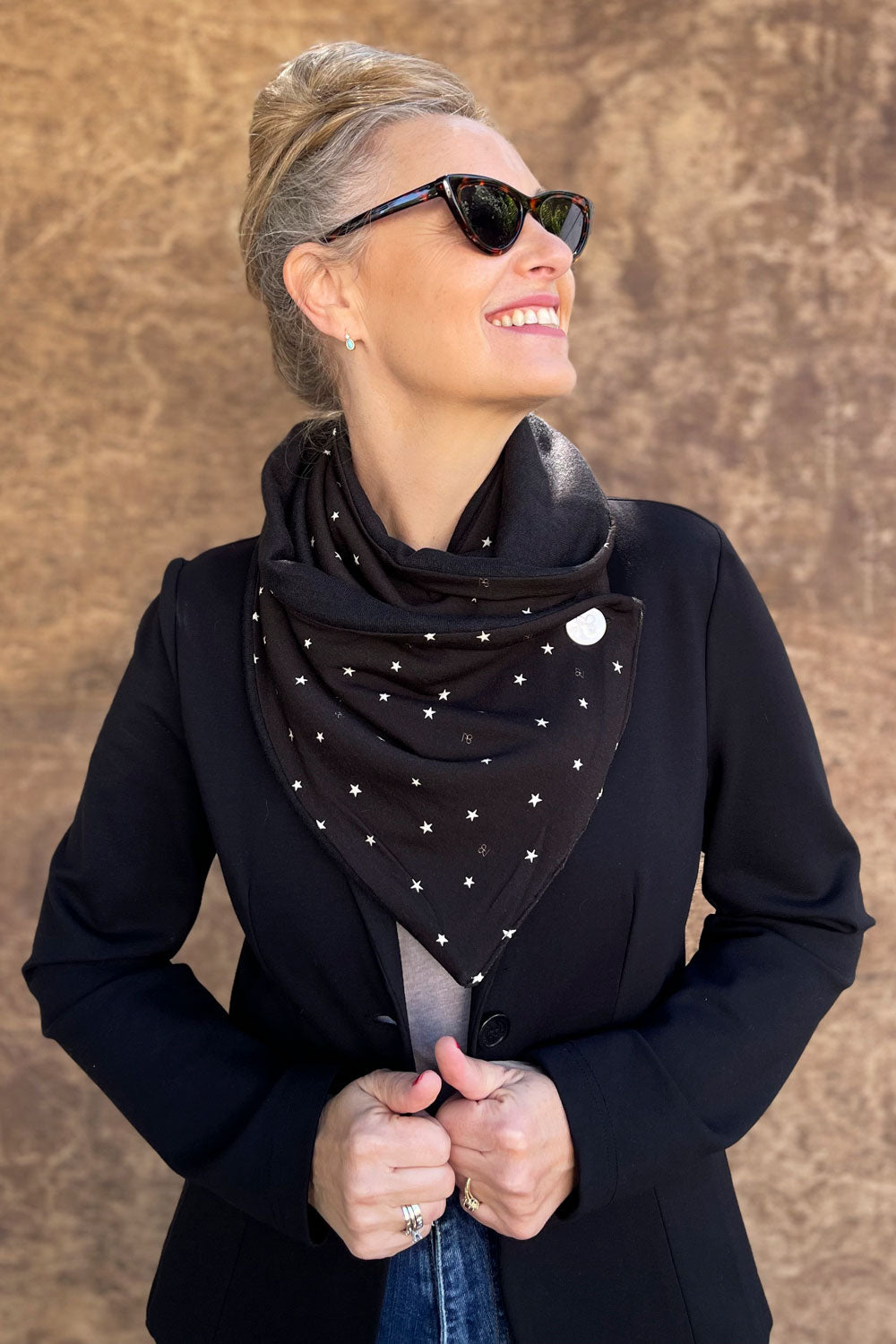 צעיף דו-צדדי ענת