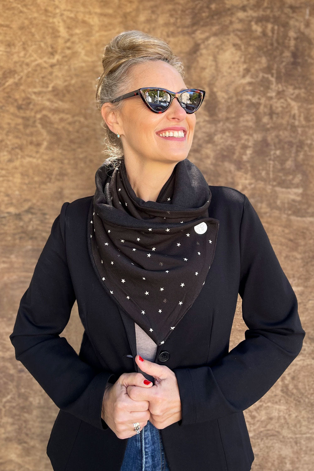 צעיף דו-צדדי ענת