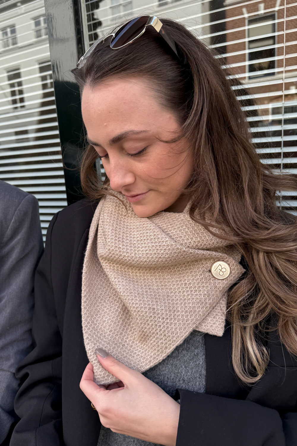 צעיף סרוג ברנדה