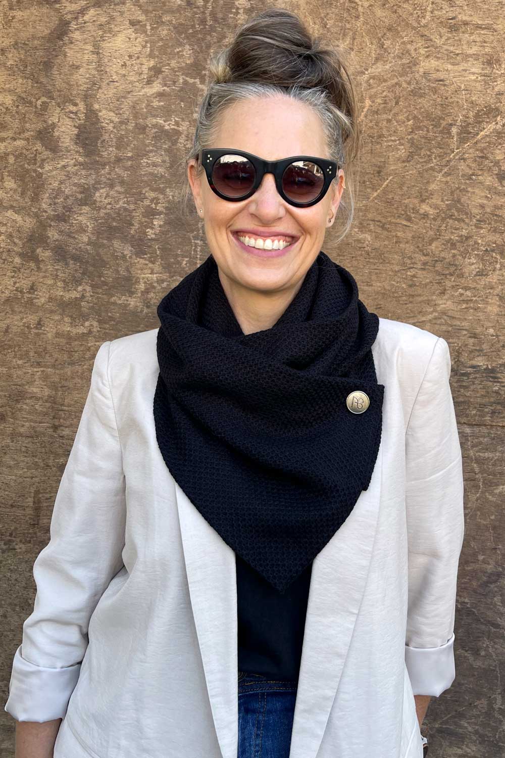 צעיף סרוג כריסטינה