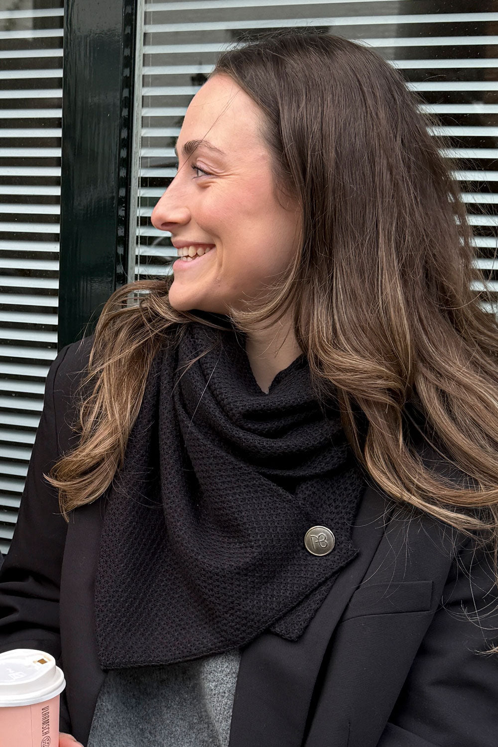 צעיף סרוג כריסטינה