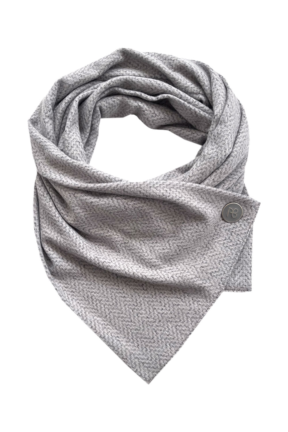 צעיף אפור | צעיף לגבר | מתנה צעיף | עדי בקשי