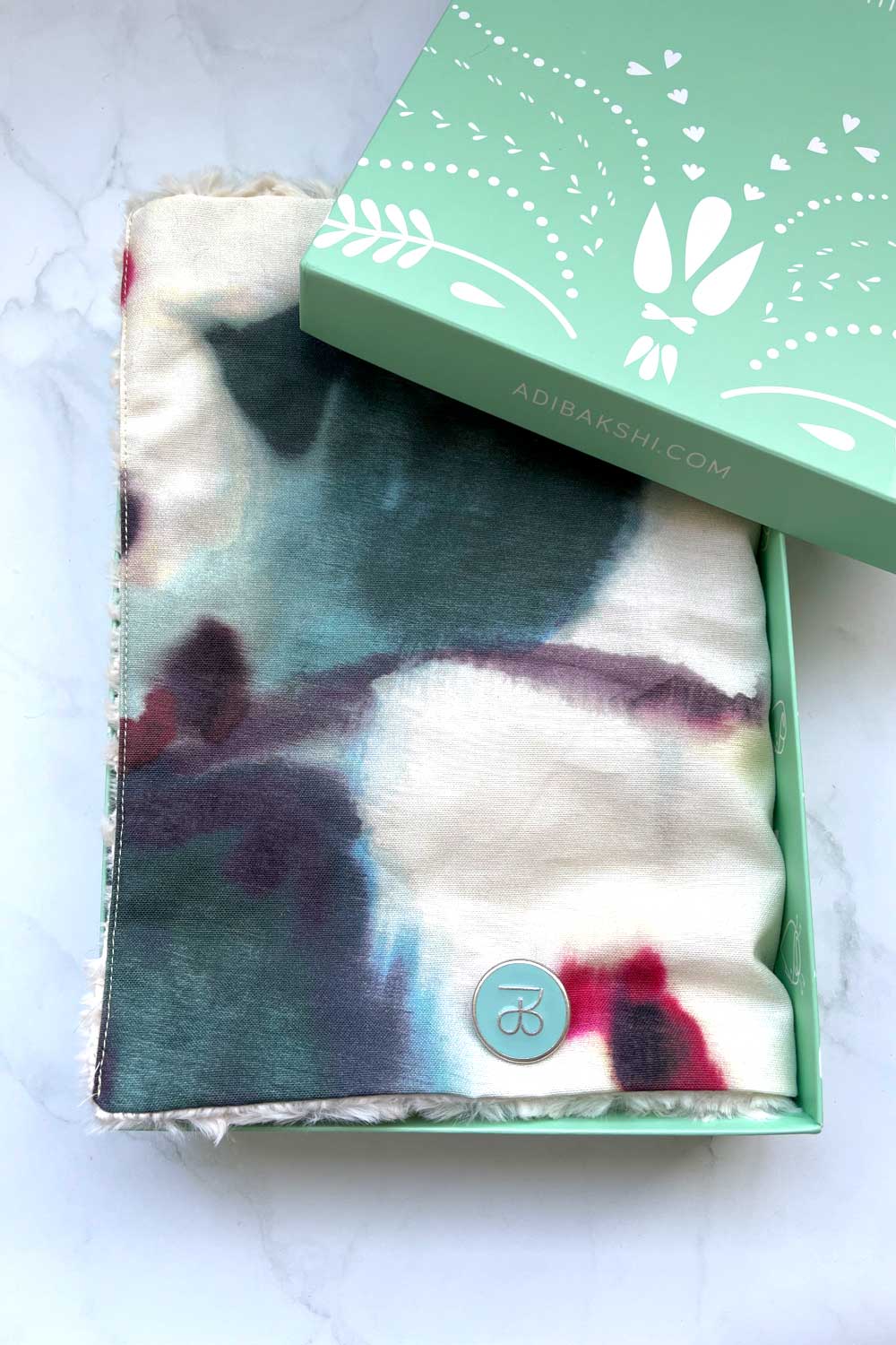 צעיף פרווה דו-צדדי אילאיל