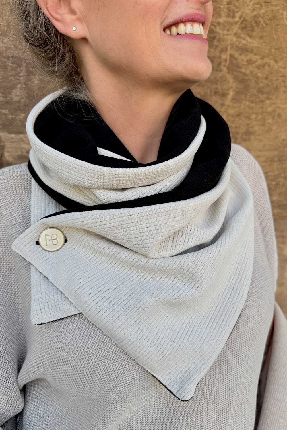 צעיף דו-צדדי רעות