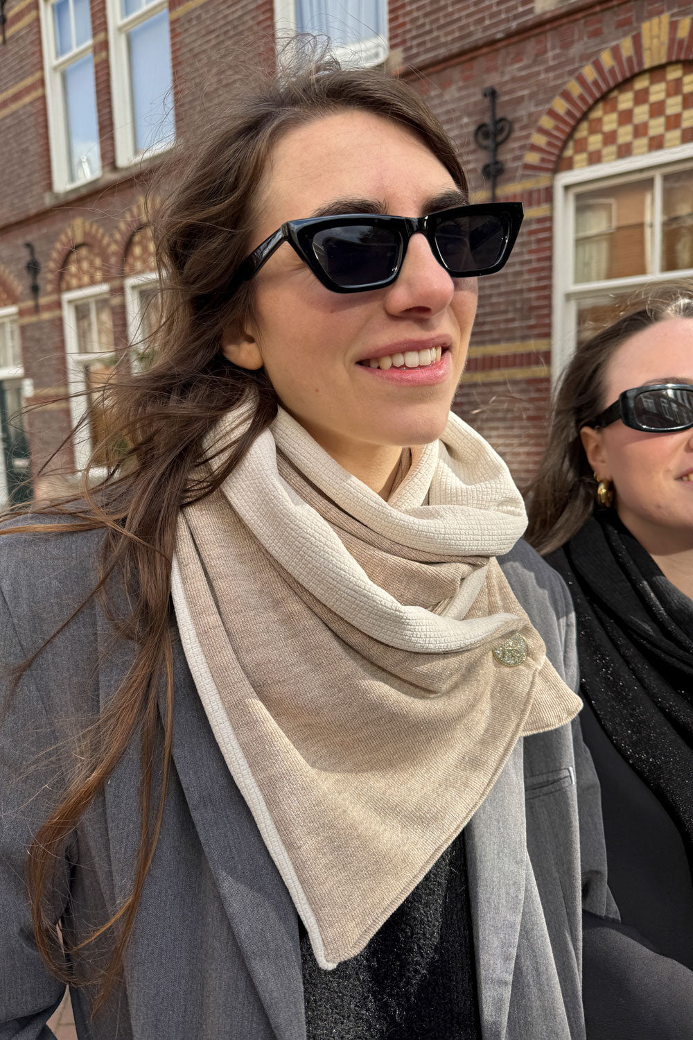 צעיף דו-צדדי שרה (מנצנץ)