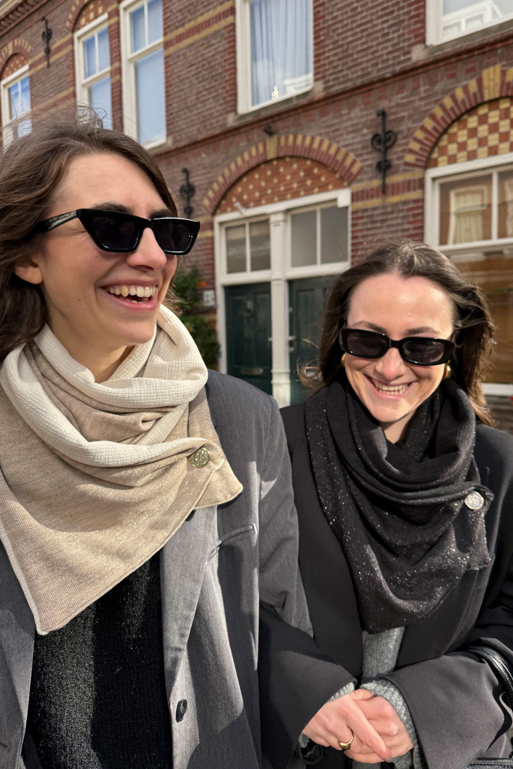 צעיף דו-צדדי שרה (מנצנץ)