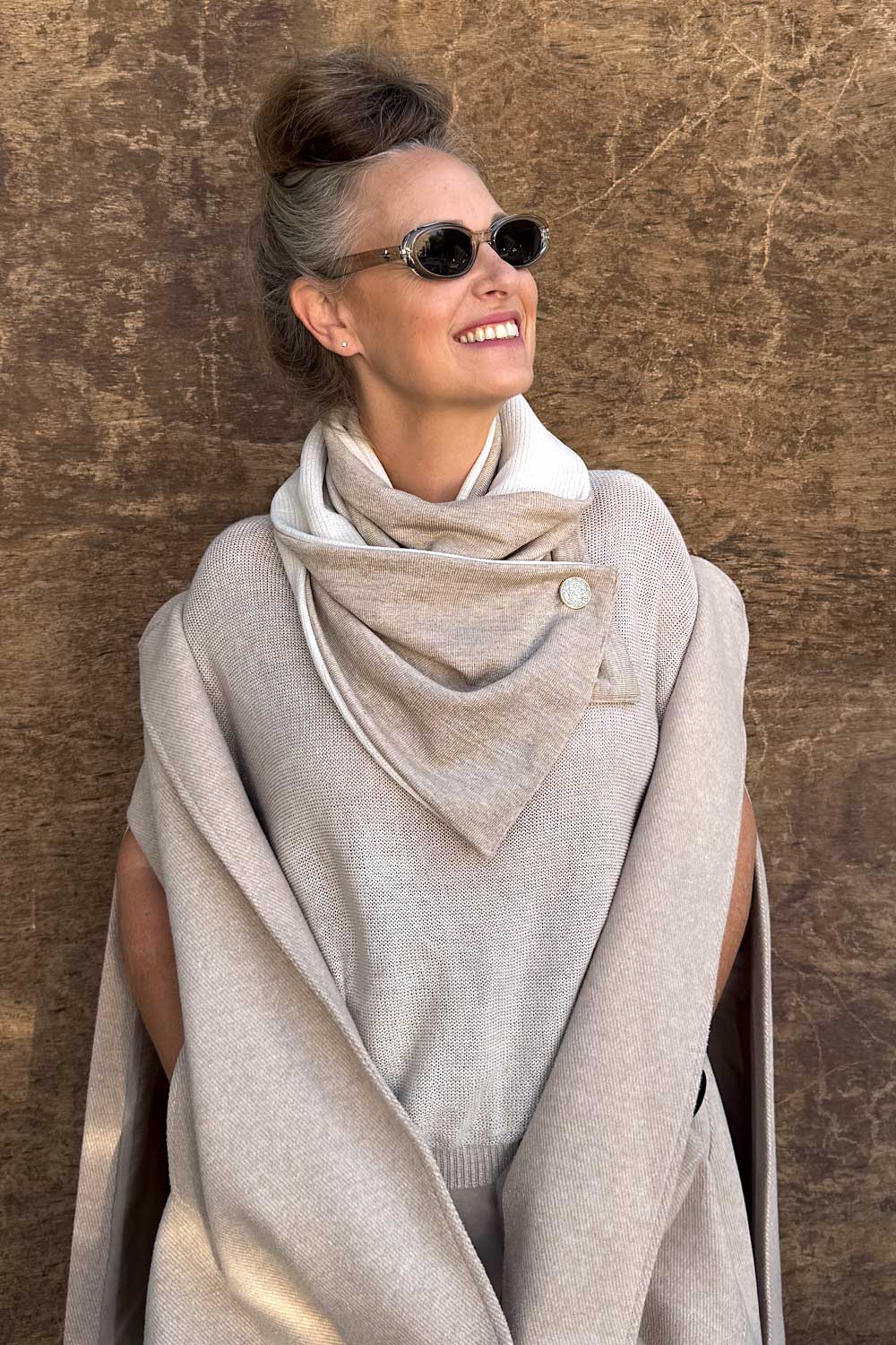 צעיף דו-צדדי שרה (מנצנץ)