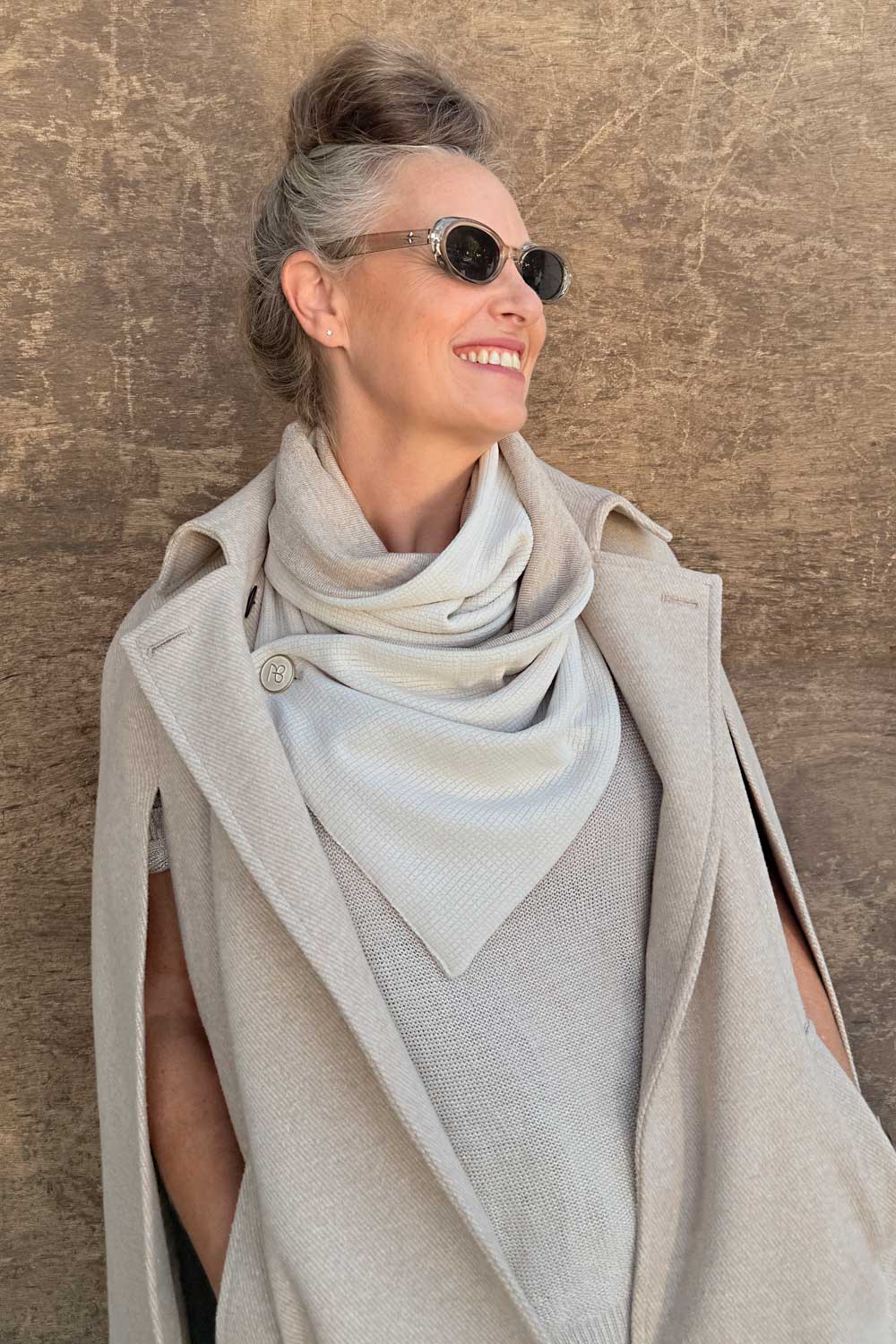 צעיף דו-צדדי שרה (מנצנץ)