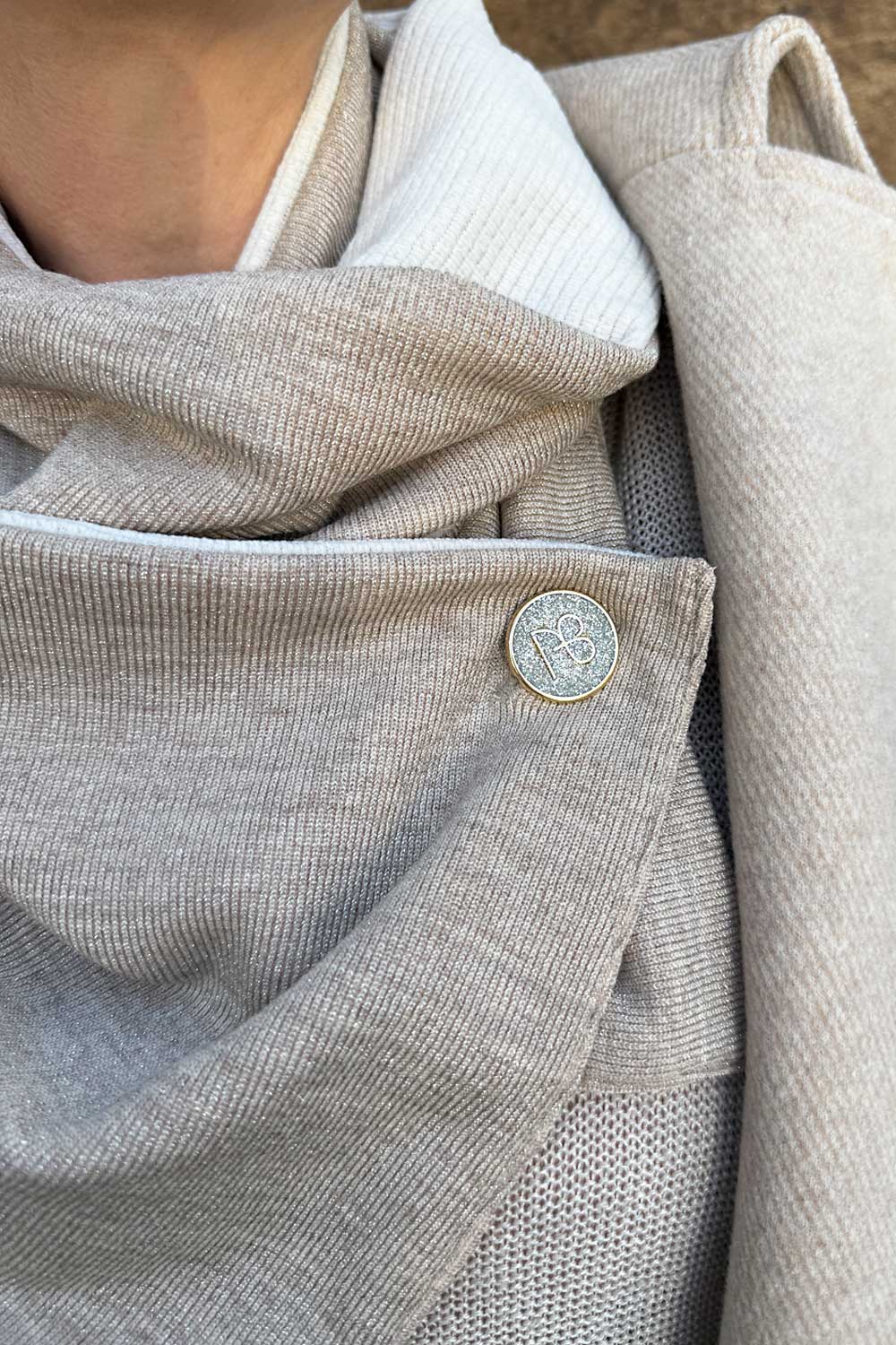 צעיף דו-צדדי שרה (מנצנץ)