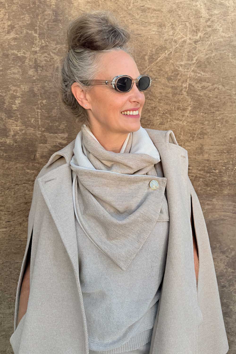 צעיף דו-צדדי שרה (מנצנץ)