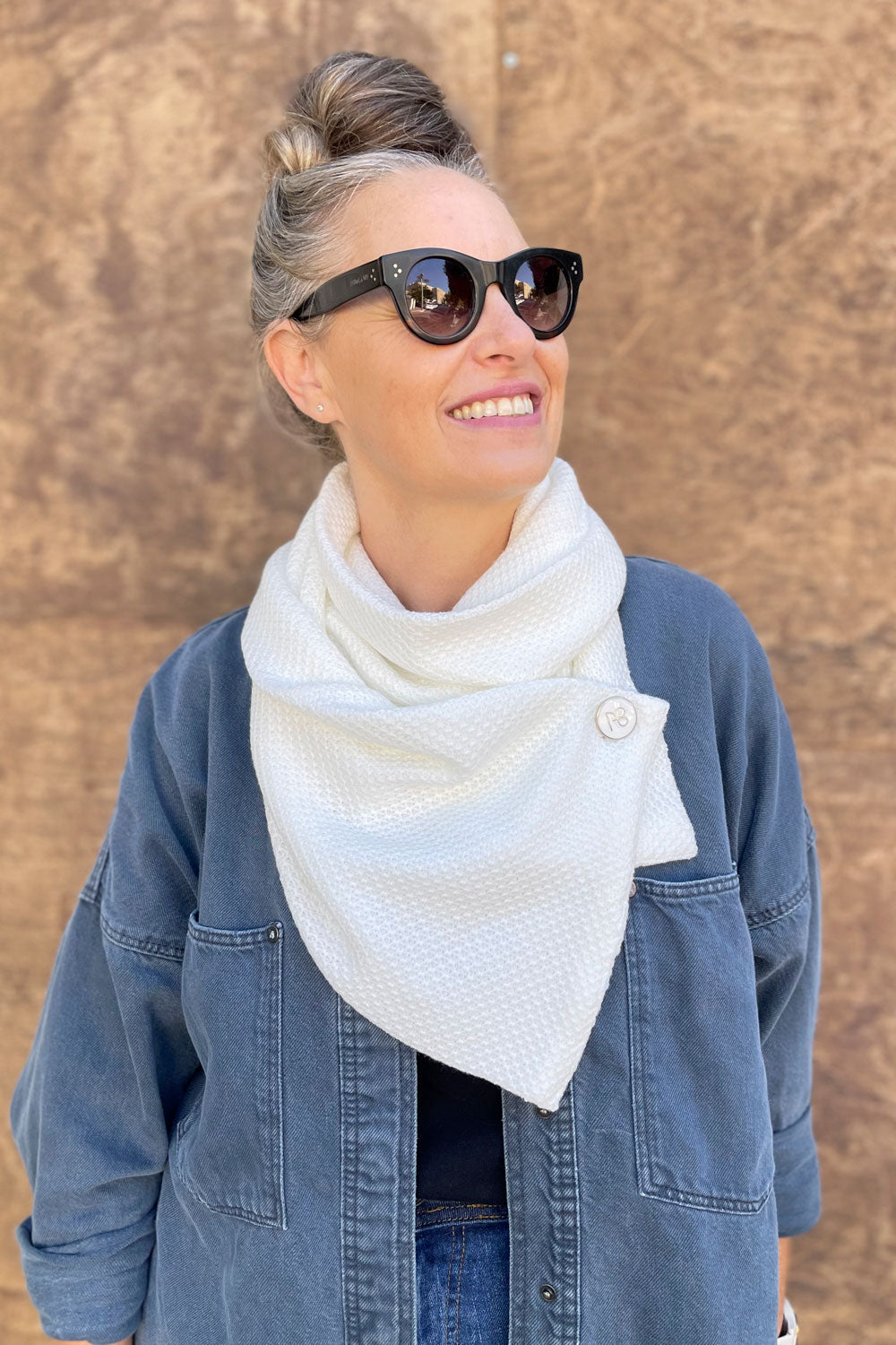 צעיף סרוג שינה