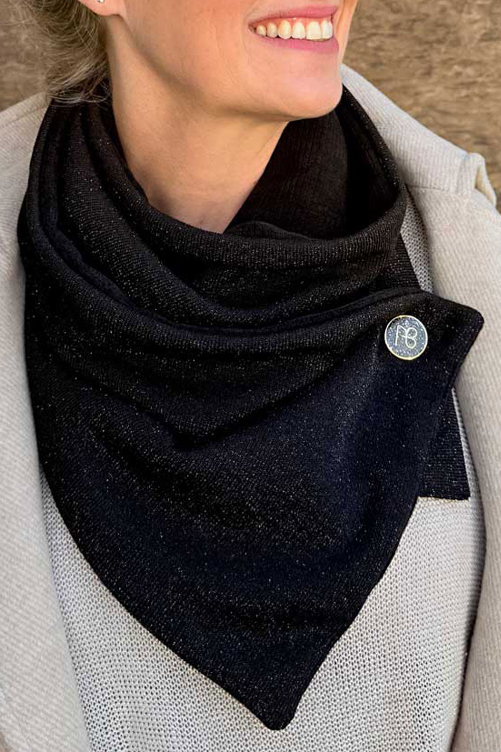 צעיף דו-צדדי שירן (מנצנץ)