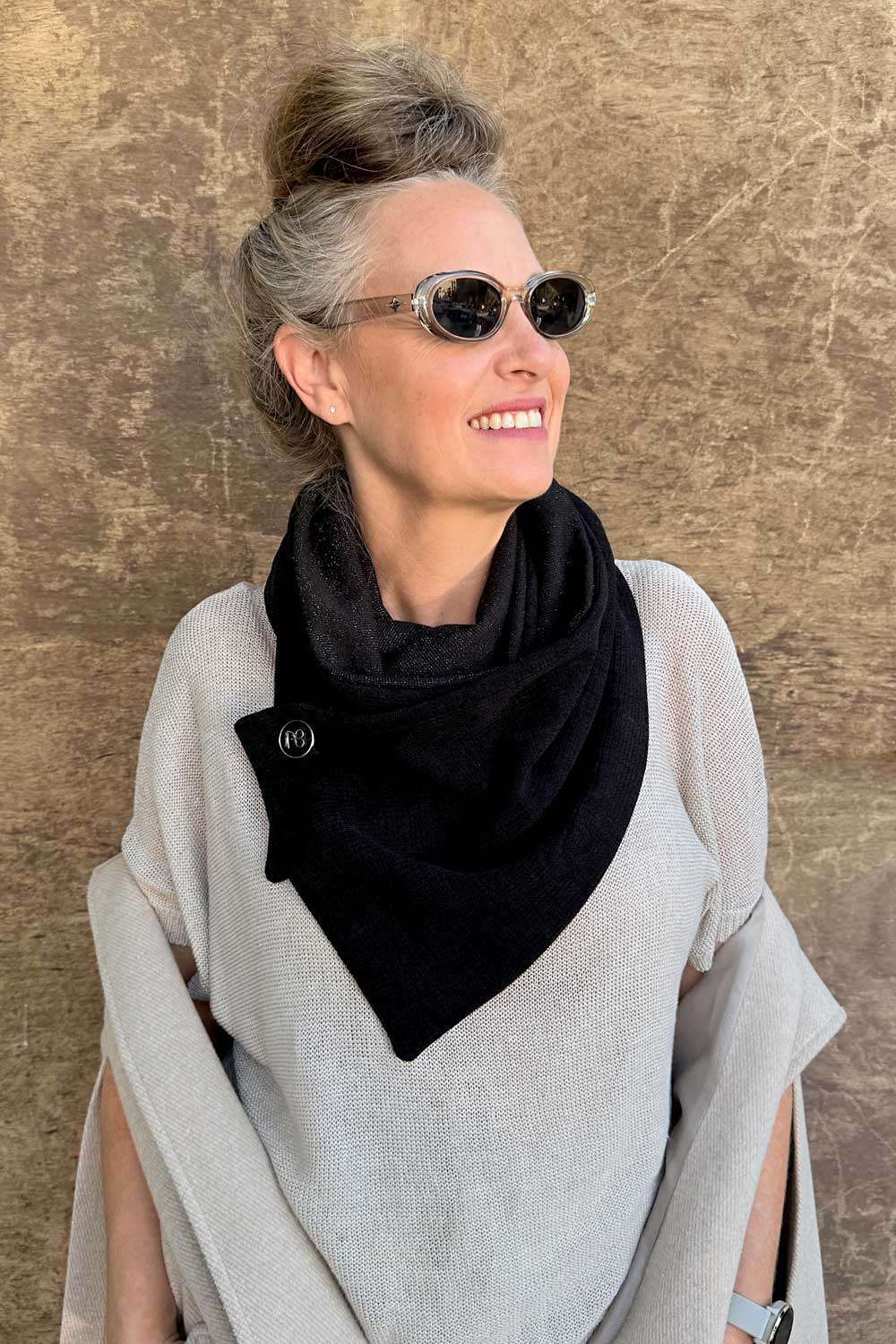 צעיף דו-צדדי שירן (מנצנץ)