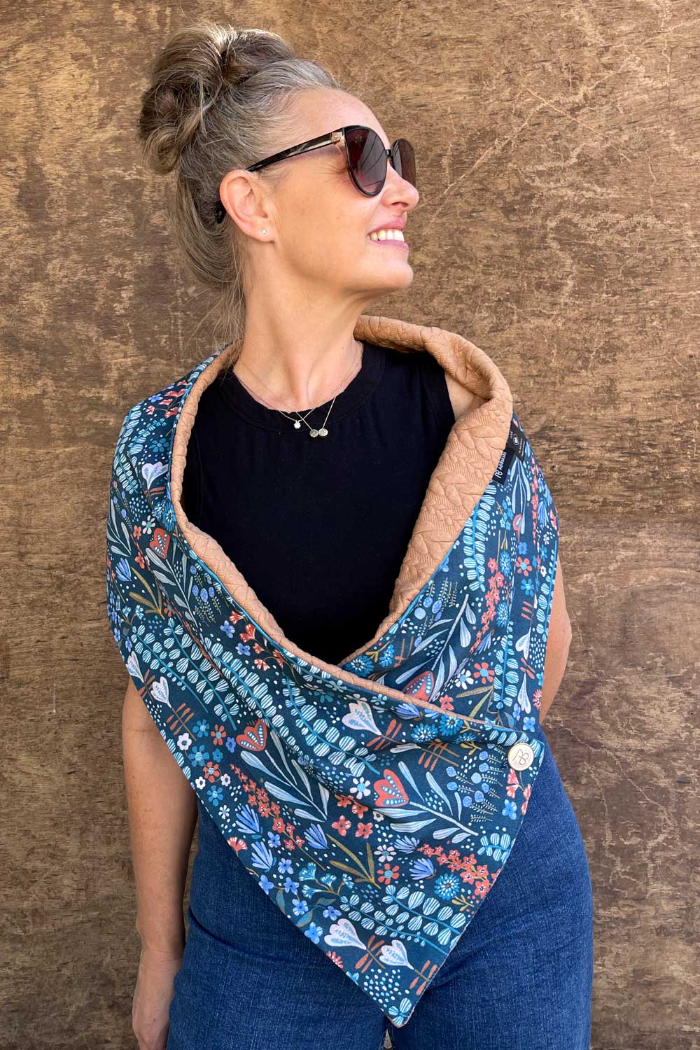 צעיף דו-צדדי שירלי