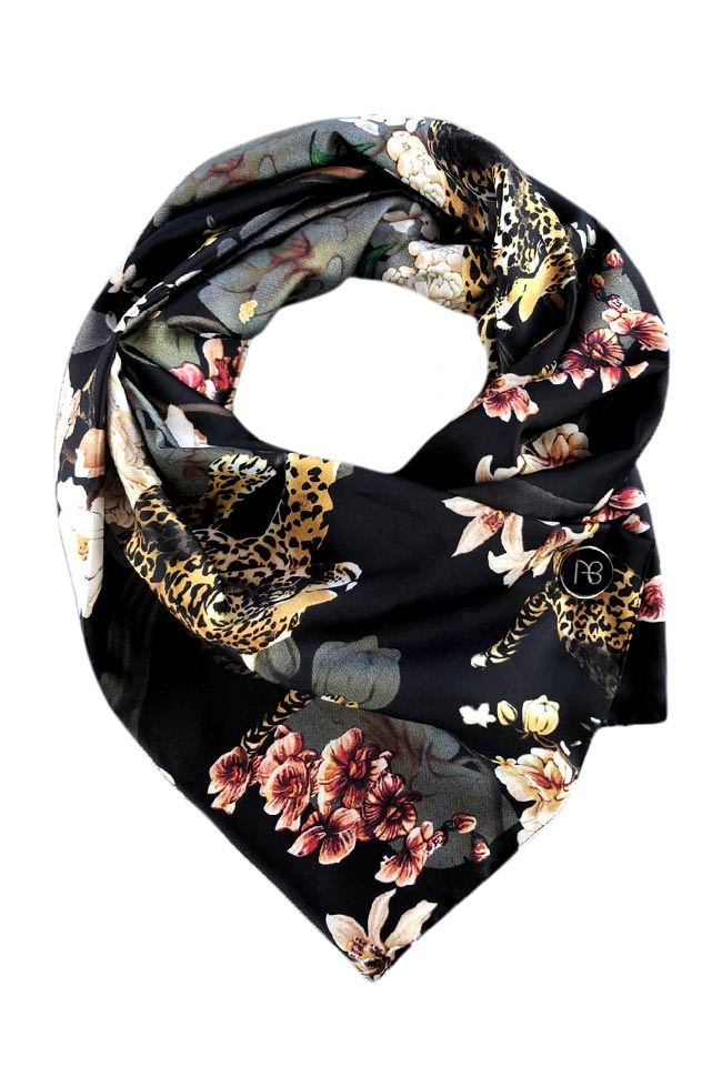 צעיף סאטן אקזוטי טורינה