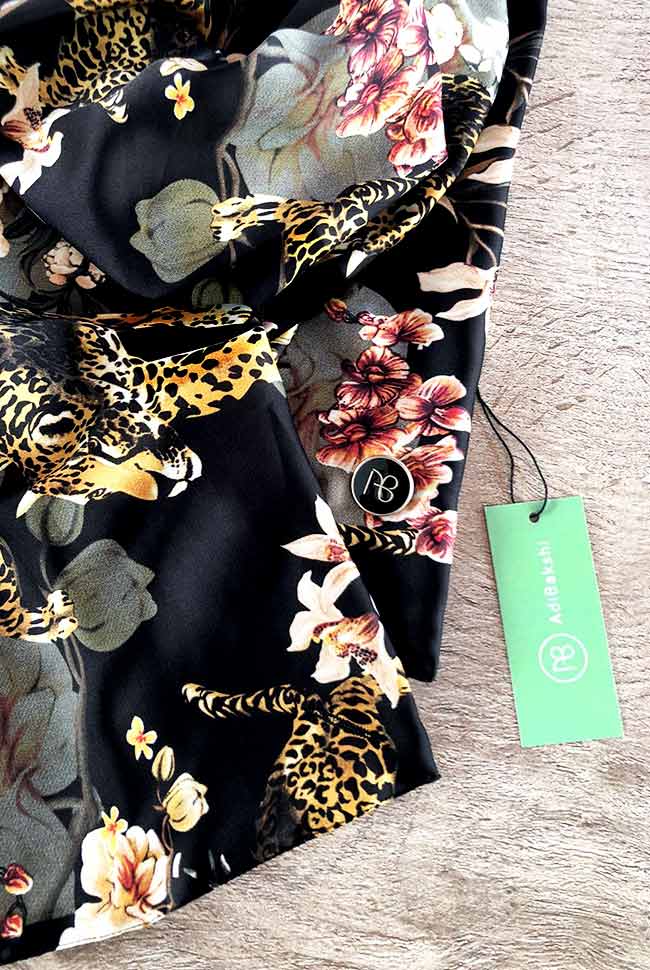 צעיף סאטן אקזוטי טורינה