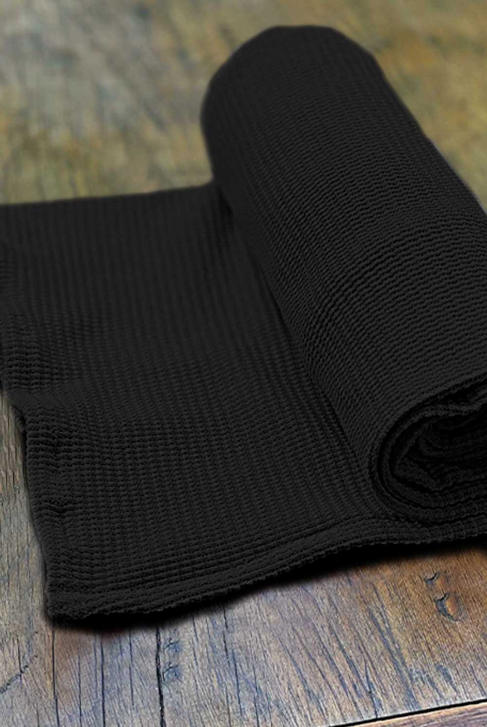 שמיכת עיטוף לתינוק - שחור אורבני דגם ורונה