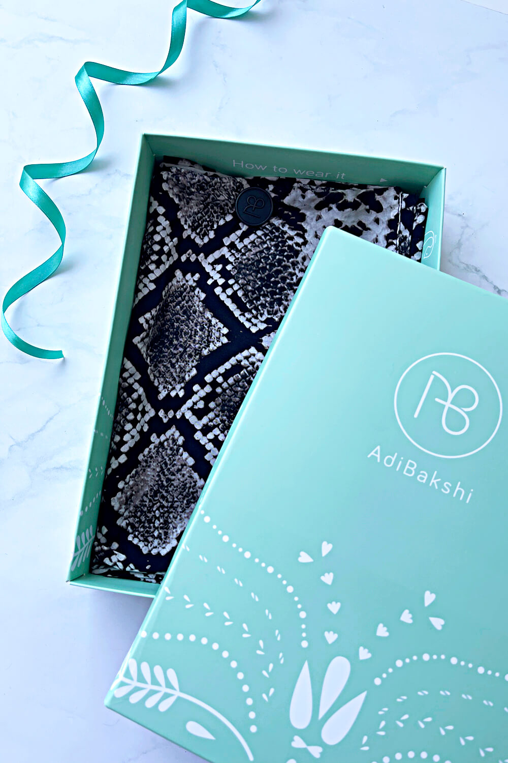 צעיף ויסקוזה קייצי בהדפס נחש קסנדרה