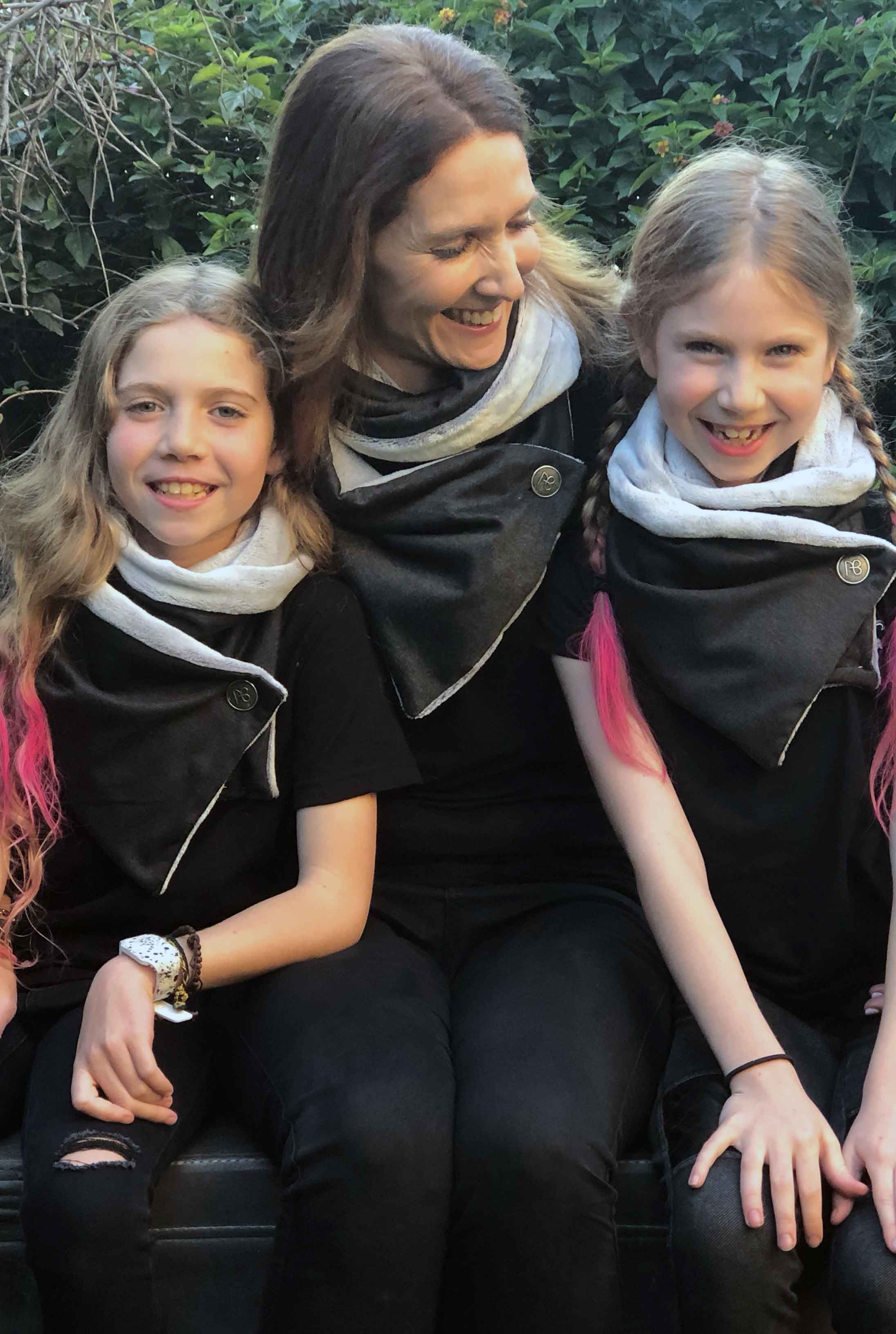 זוג צעיפי פרלה - מבוגר+ילד