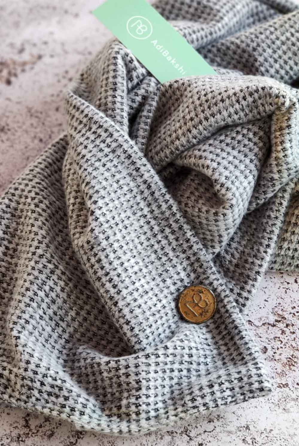 צעיף פפיטה אפור אודליה