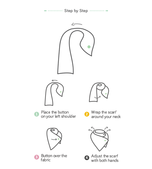 צעיף סאטן אקזוטי טורינה