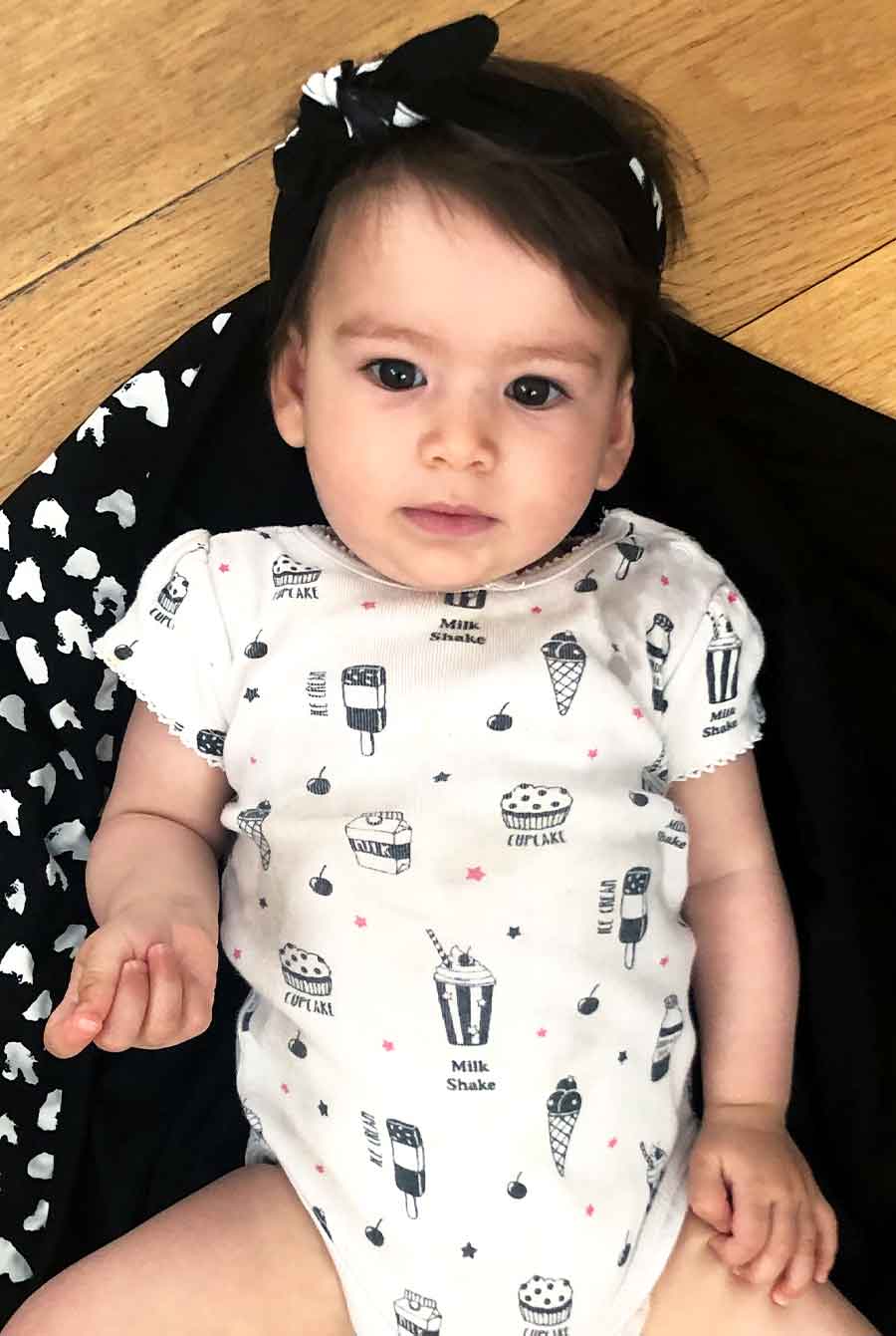 סרט לשיער לתינוקת תום