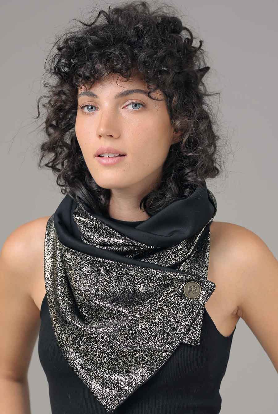 צעיף זהב דו-צדדי אולה