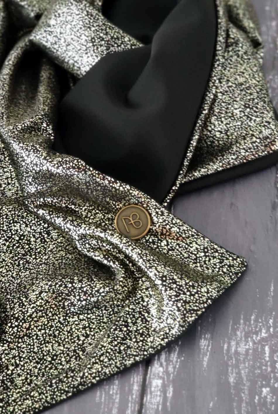 צעיף זהב דו-צדדי אולה