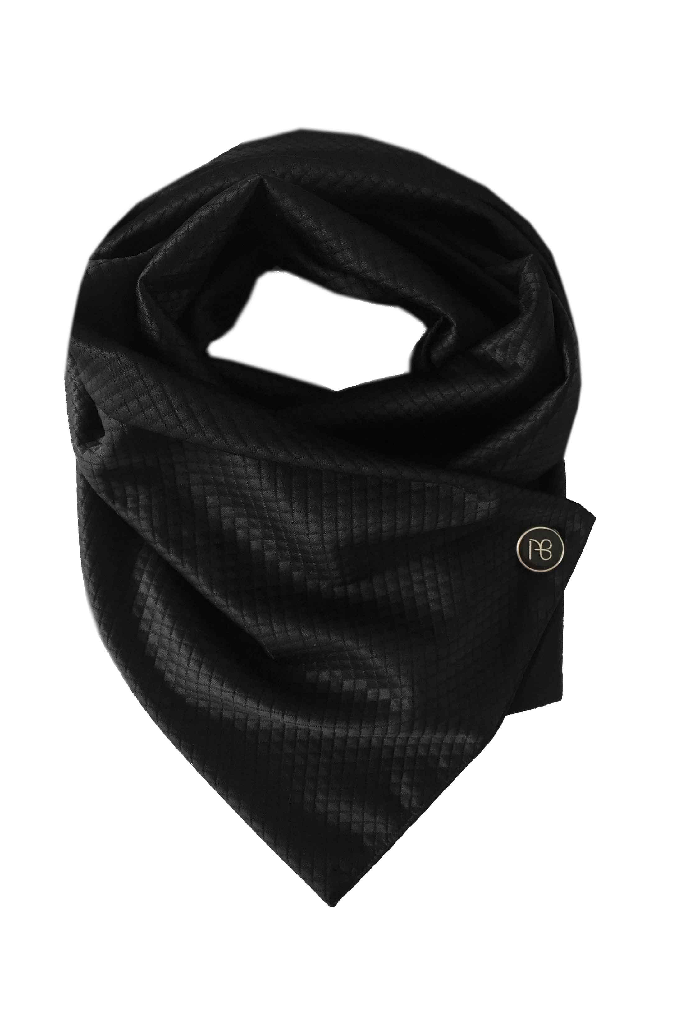 צעיף שחור גברים רוקי