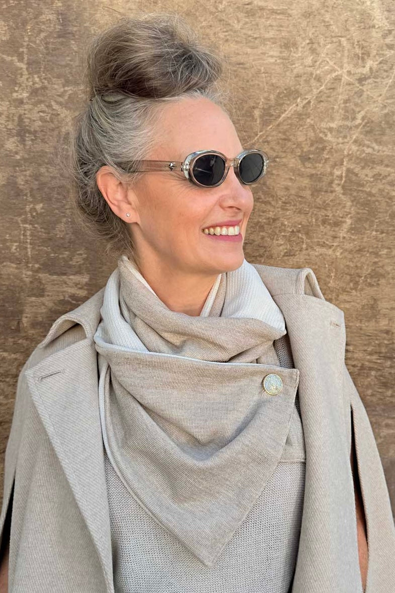 צעיף דו-צדדי שרה (מנצנץ)