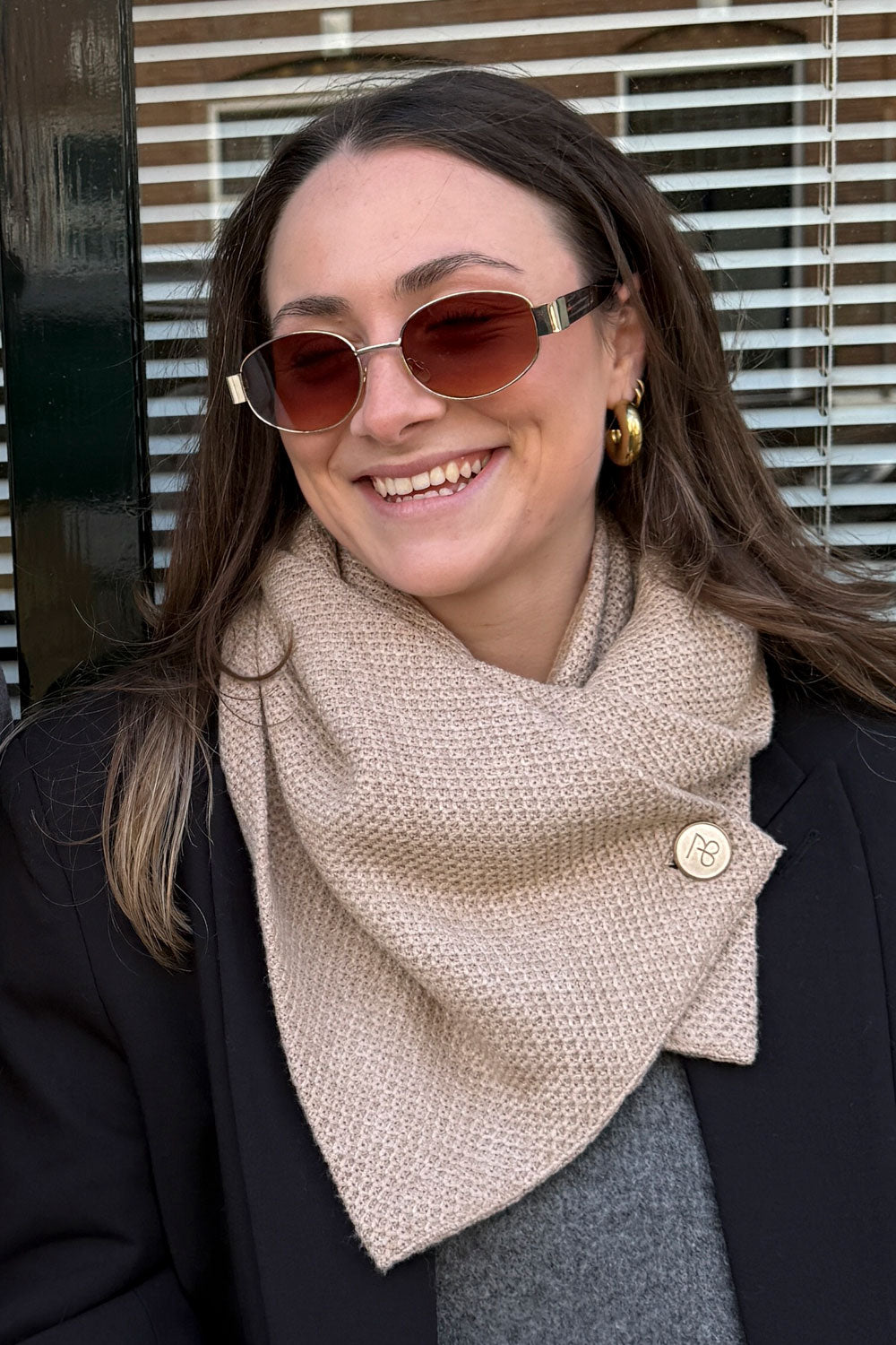 צעיף סרוג ברנדה