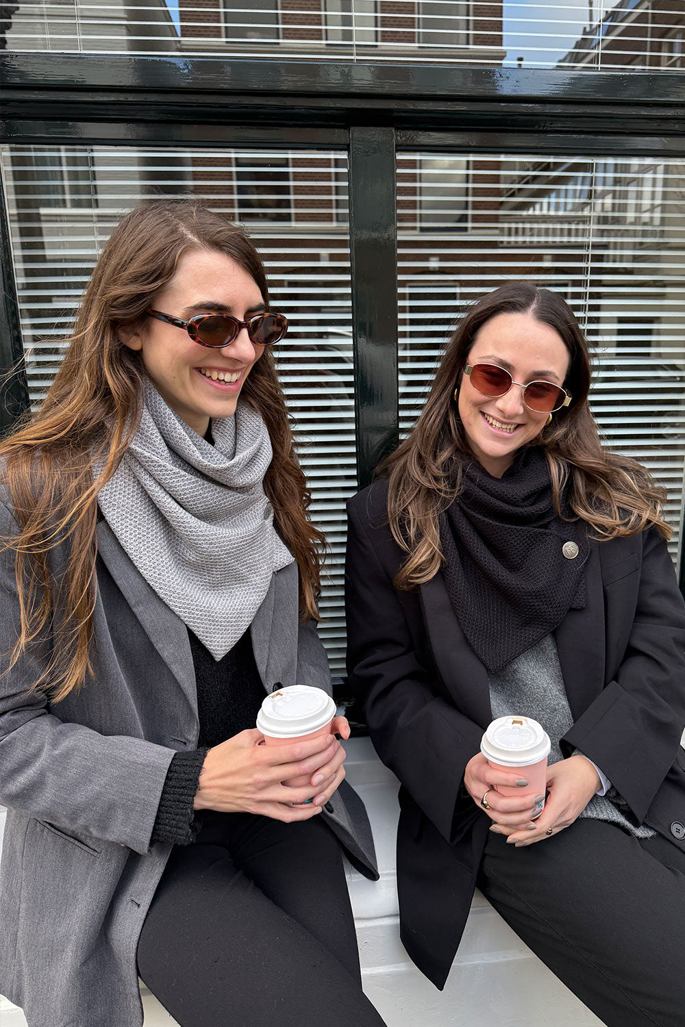 צעיף סרוג כריסטינה