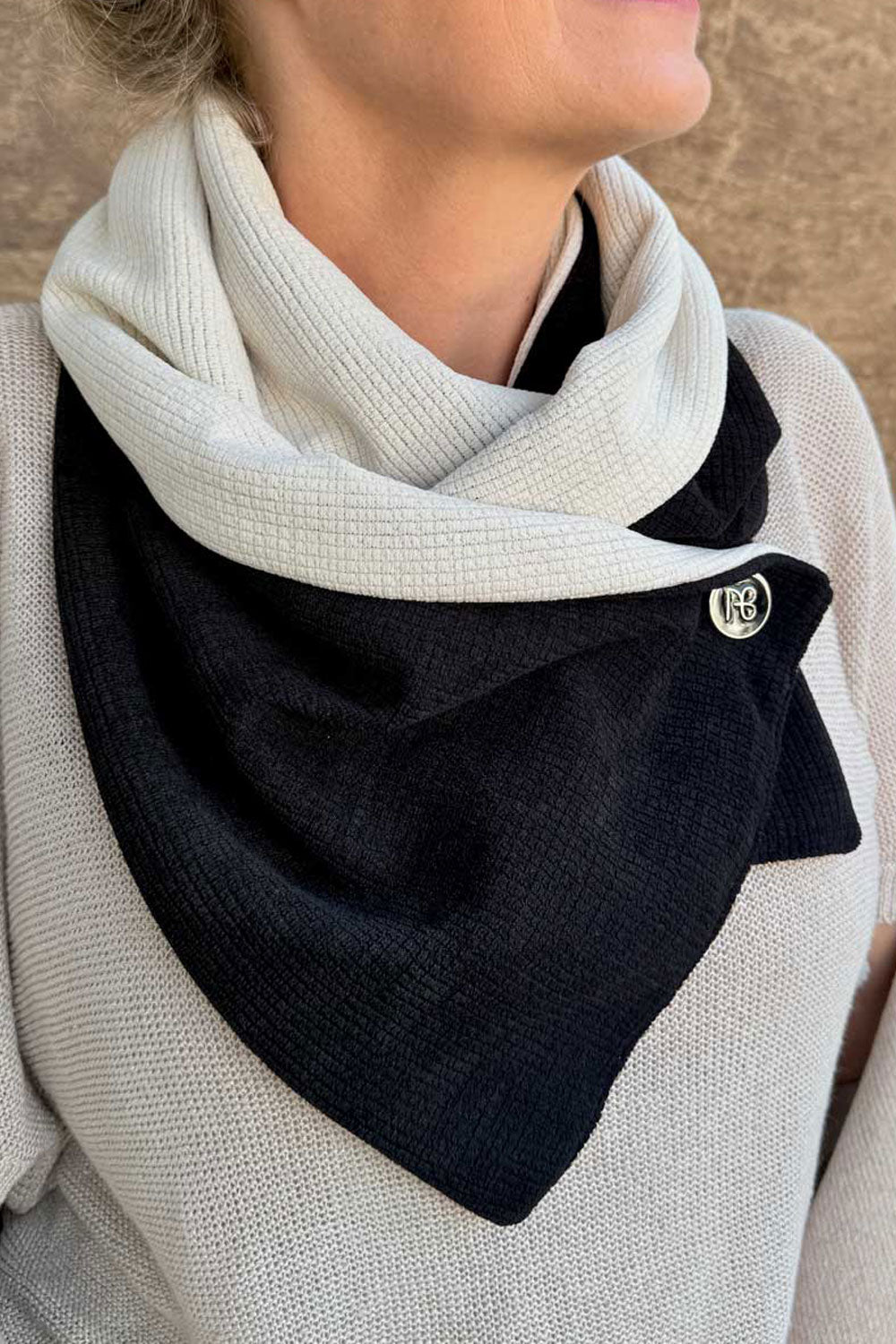 צעיף דו-צדדי רעות