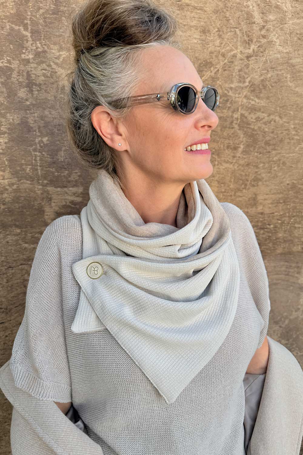 צעיף דו-צדדי שרה (מנצנץ)