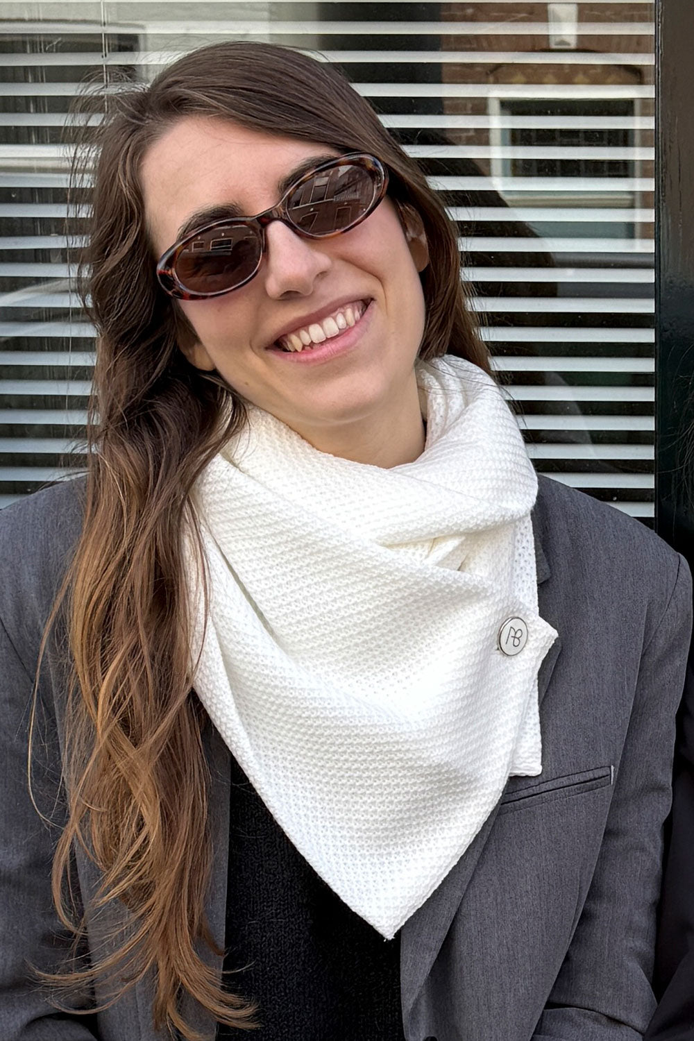 צעיף סרוג שינה