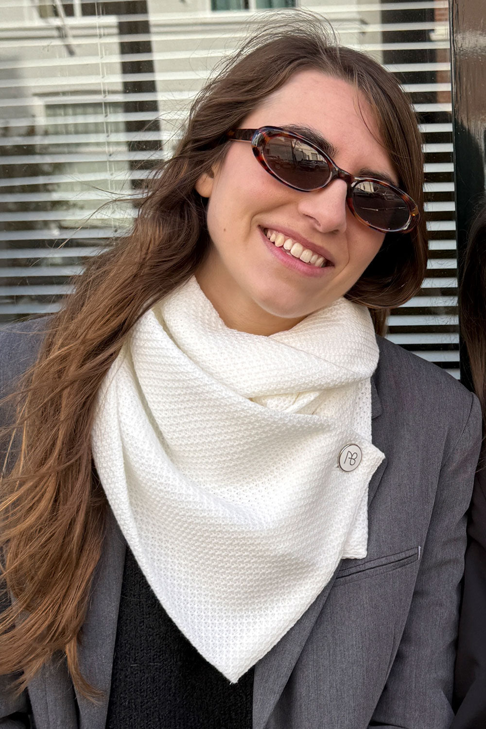 צעיף סרוג שינה