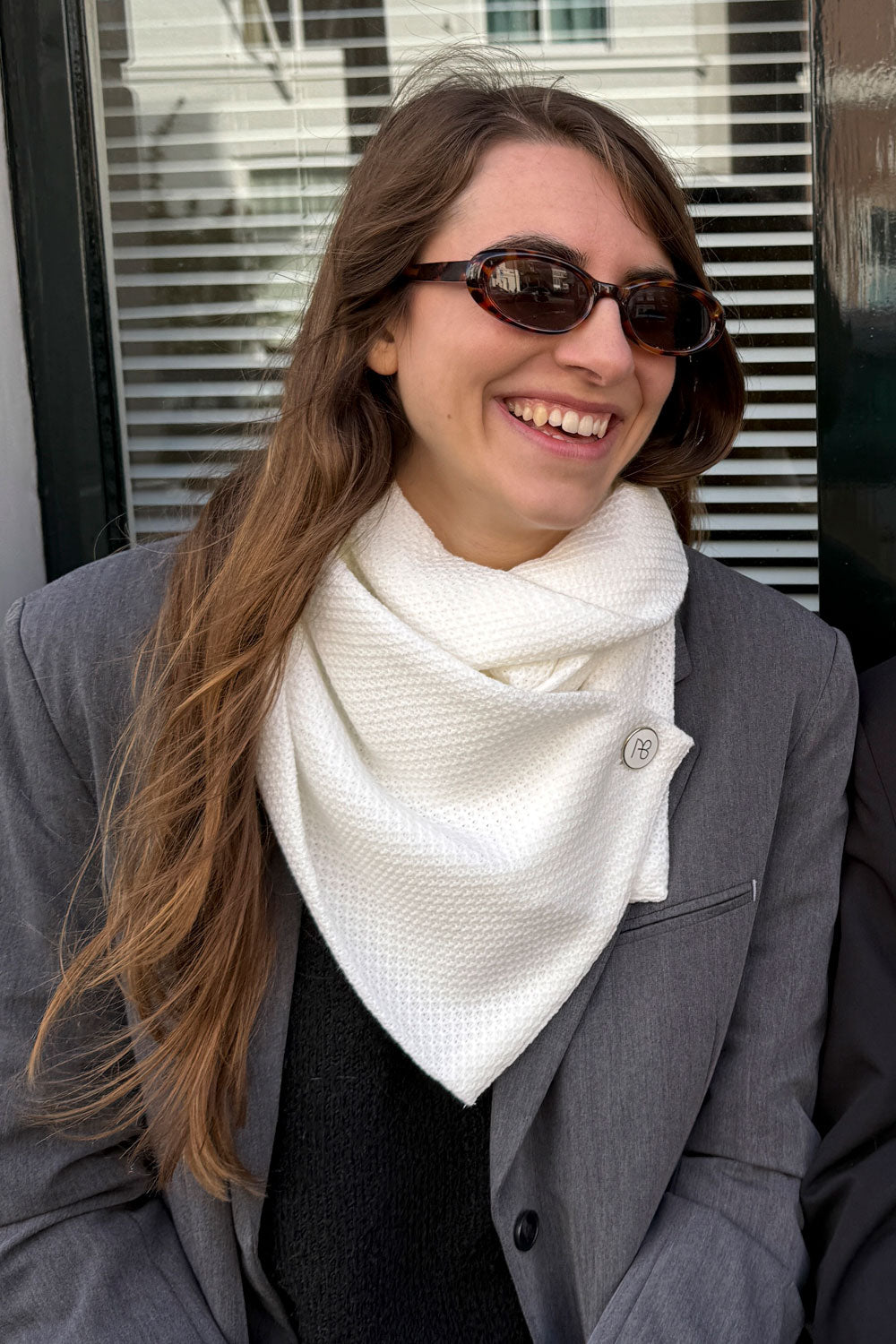 צעיף סרוג שינה