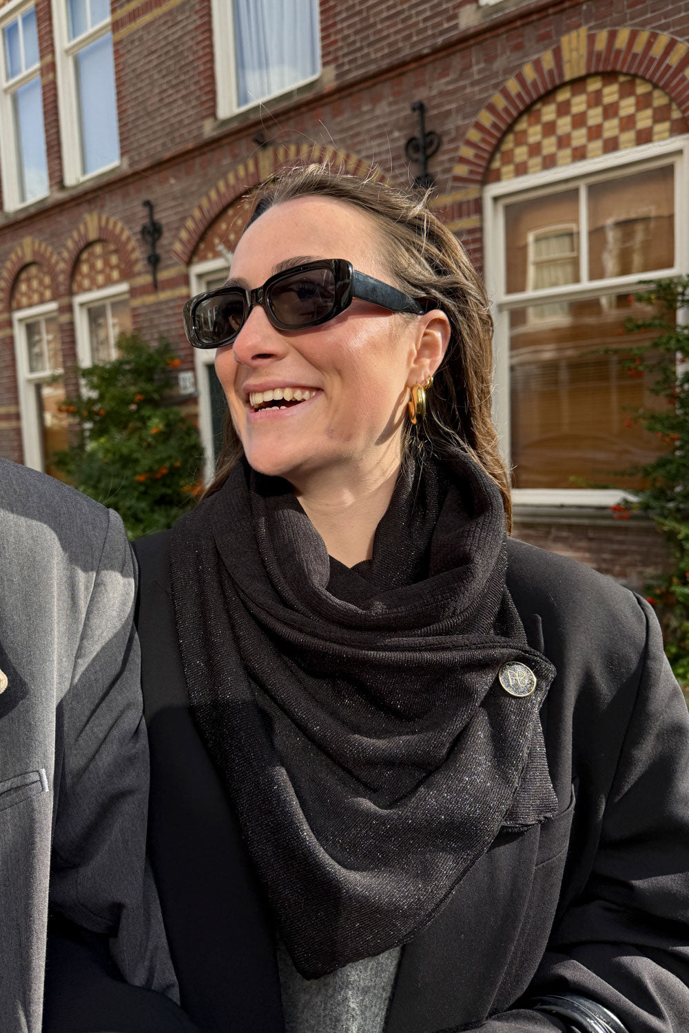 צעיף דו-צדדי שירן (מנצנץ)