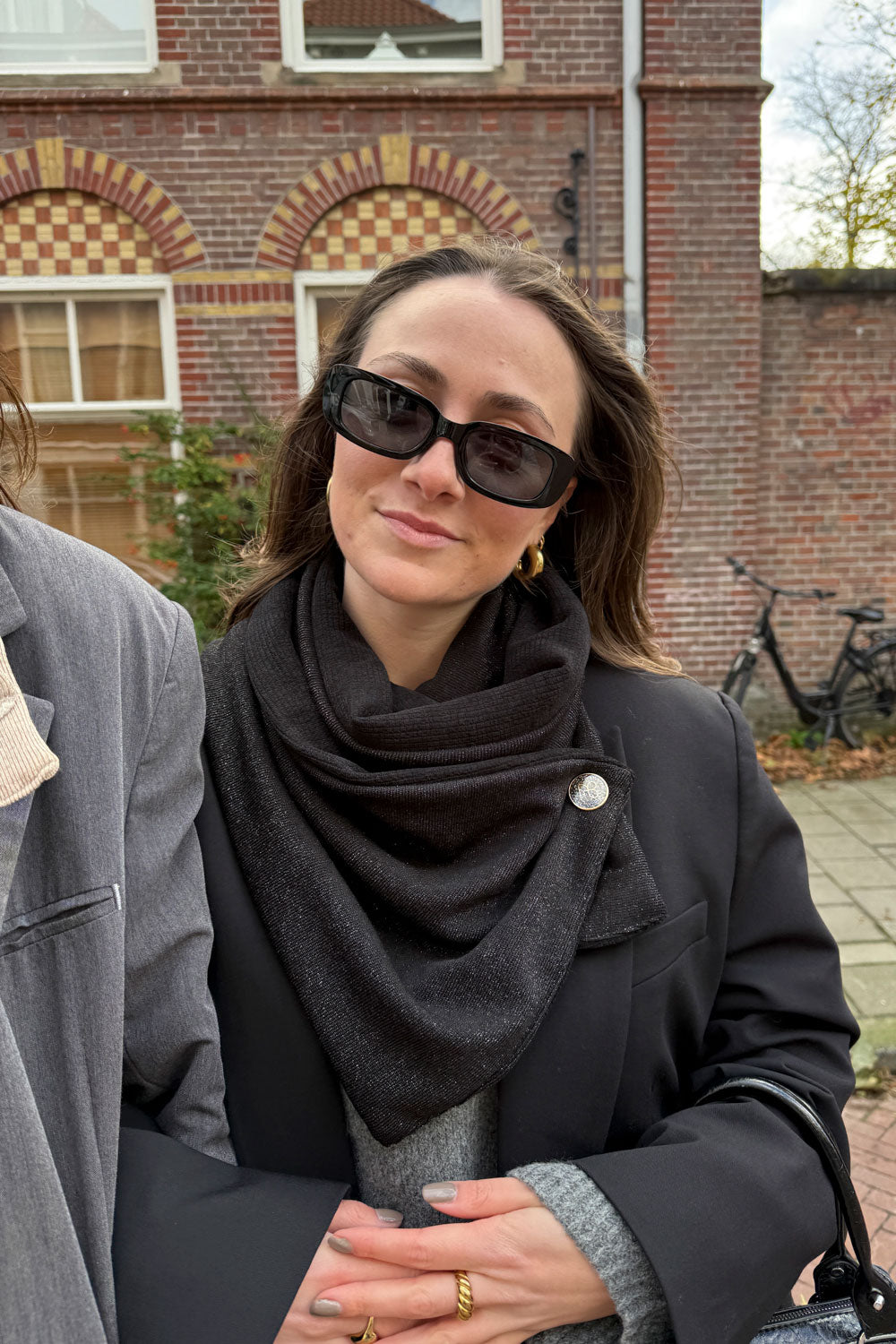 צעיף דו-צדדי שירן (מנצנץ)