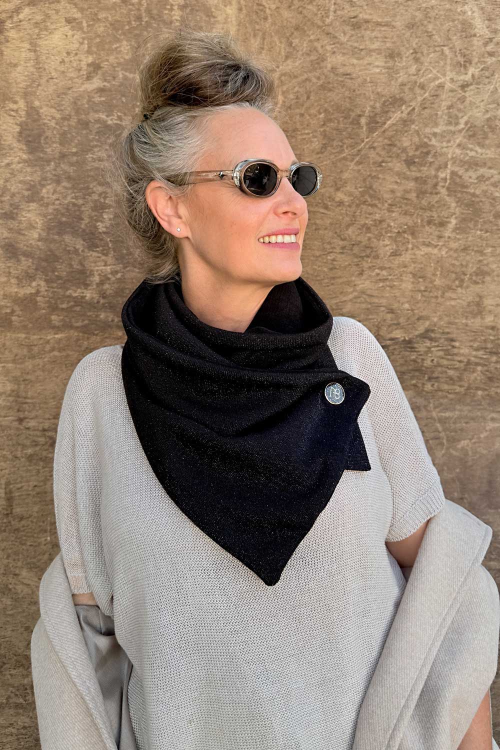 צעיף דו-צדדי שירן (מנצנץ)