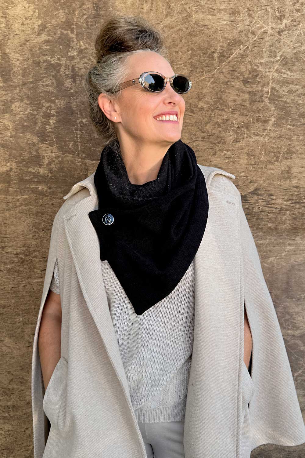 צעיף דו-צדדי שירן (מנצנץ)