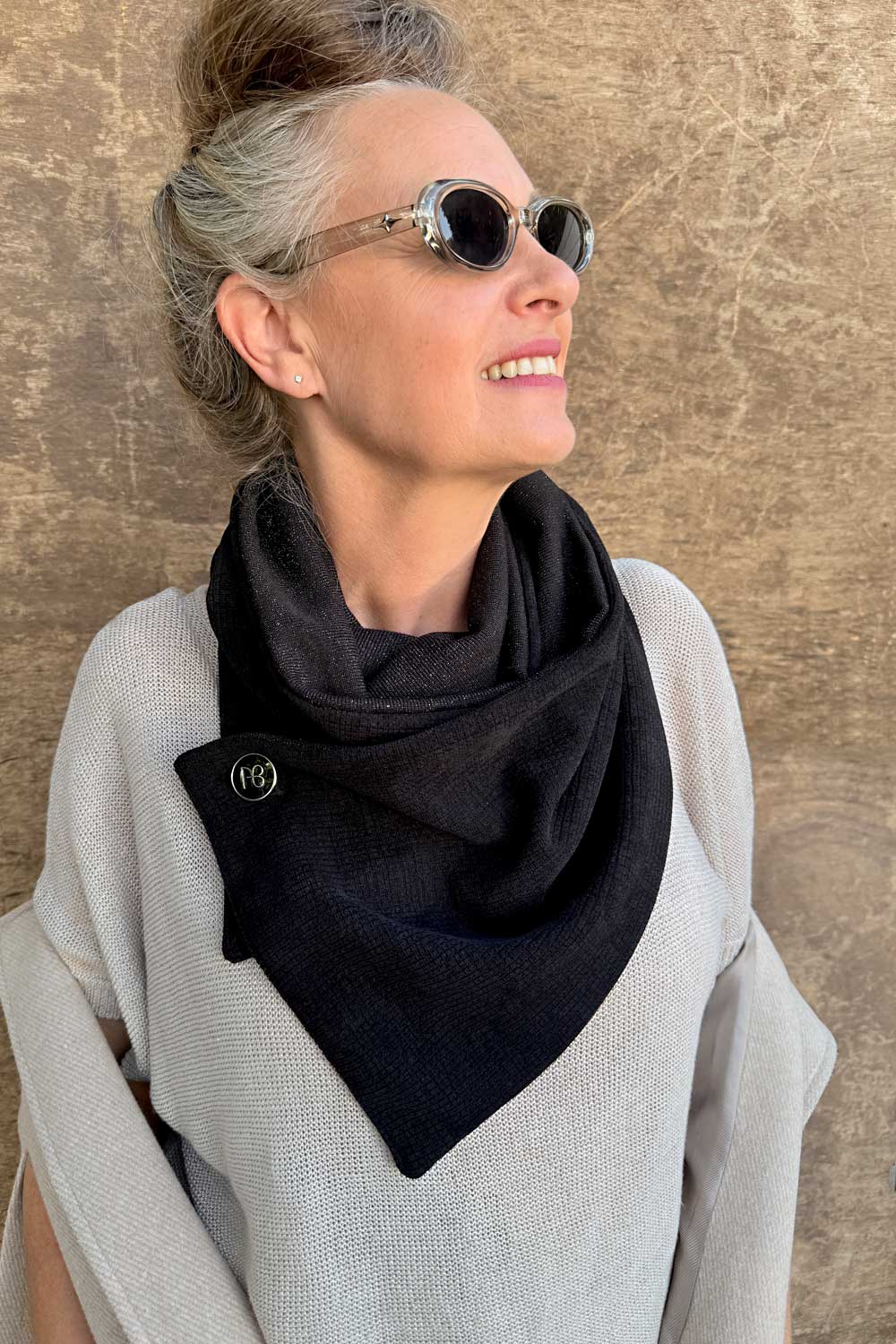 צעיף דו-צדדי שירן (מנצנץ)