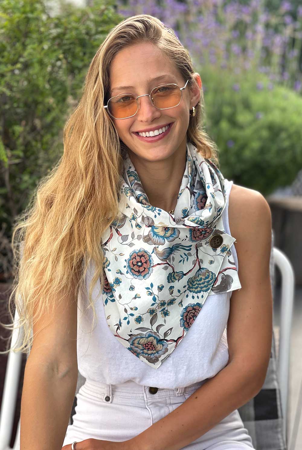 צעיף כותנה בוטני פיוטי קאלה