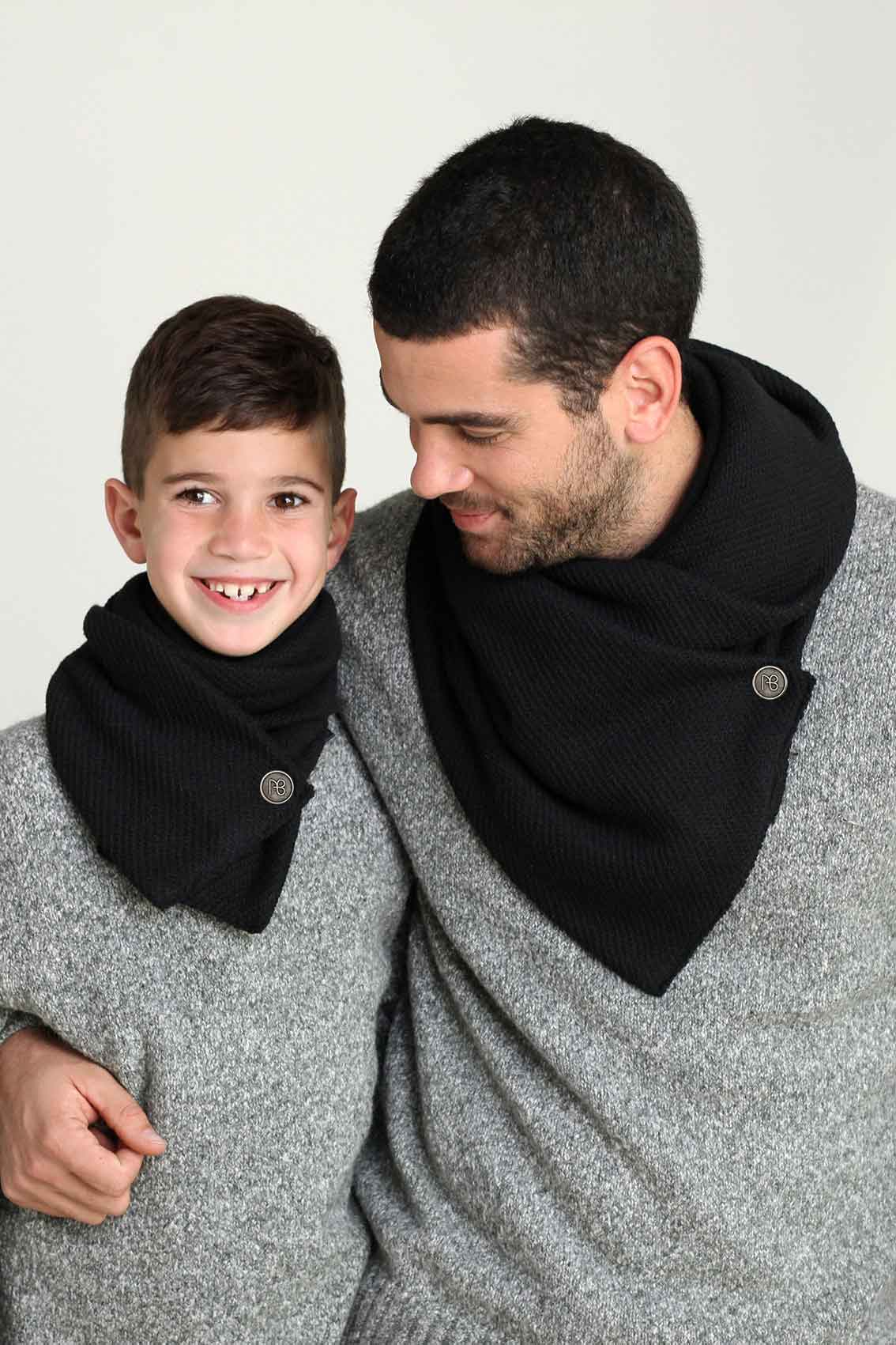 צעיף שחור לגבר ורוניקה
