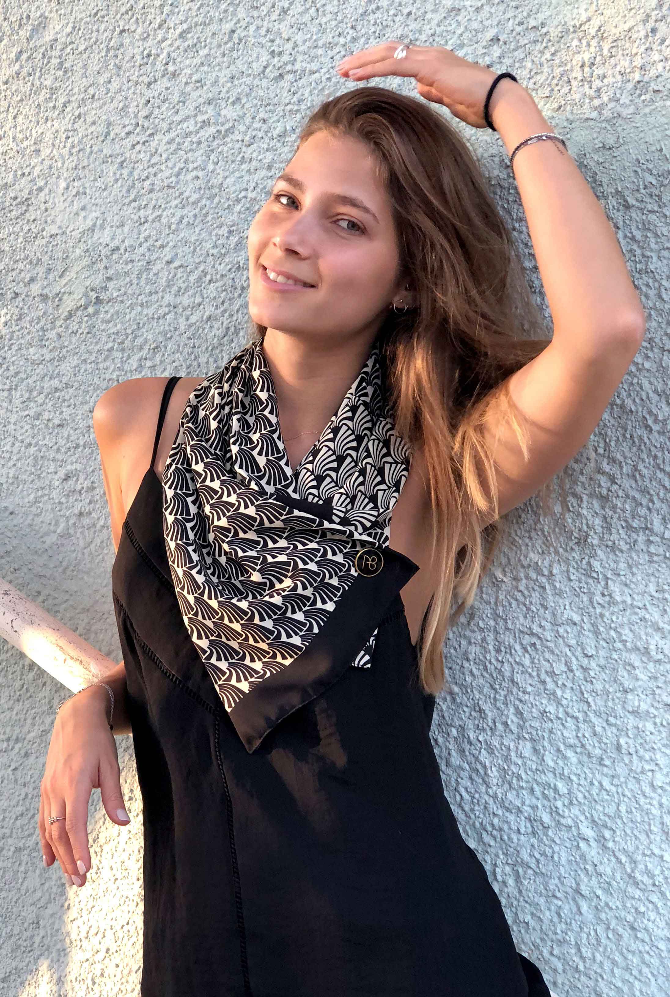 צעיף שיפון יוקרתי לייזה