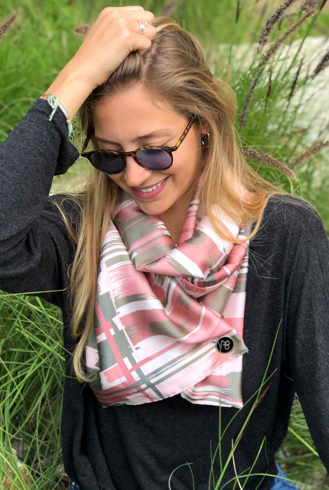 צעיף אבסטרקטי מיוחד מעיין